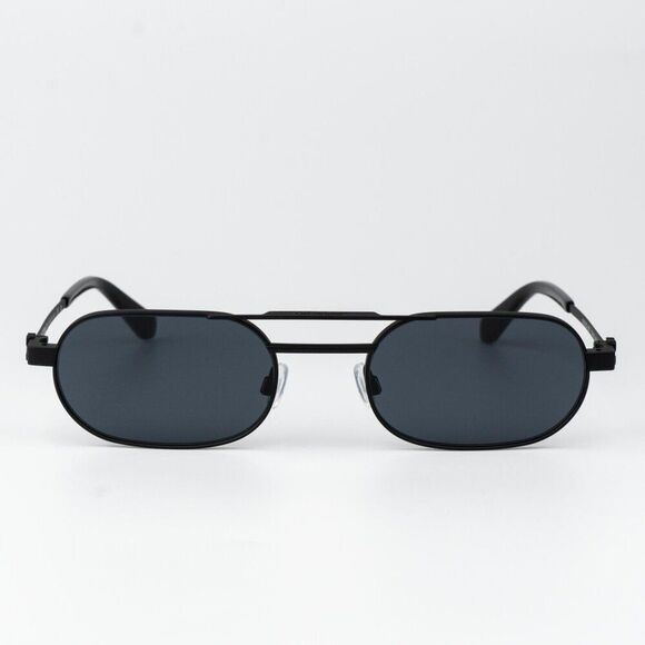 Off-White VAIDEN Women Sunglasses Black Grey Oval OERI123 VAIDEN 1007 main image 13